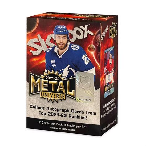 skybox metal universe hockey blaster box|skybox hockey cards.